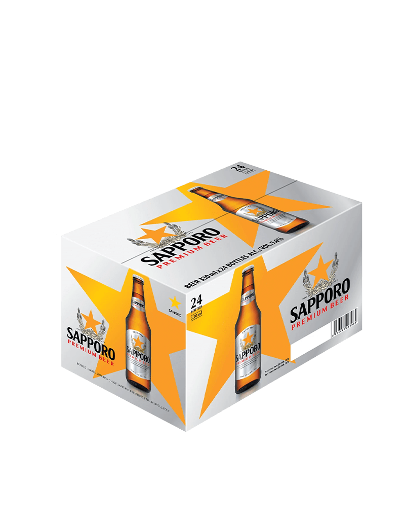 Sapporo Premium Beer Case 24x330ml - Ralph's Wines & Spirits