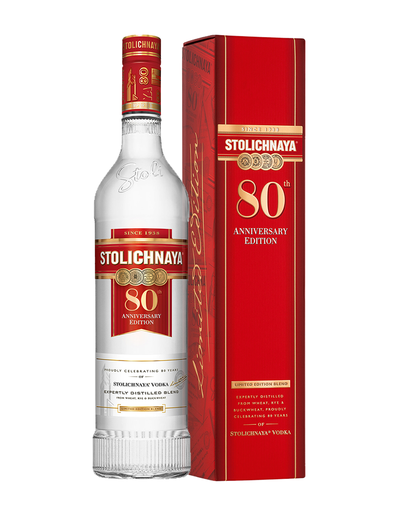 Stoli Limited Edition 80th Anniversary 750ml