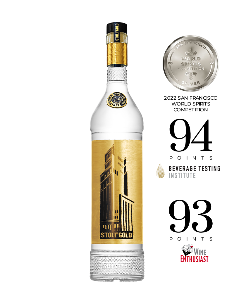 Stoli Gold Vodka 750ml